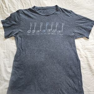 Travis Mathew Heather Charcoal Golf Club Graphic Tee